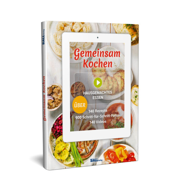 Gemeinsam kochen-1. Любимые домашние рецепты в переводе на немецкий язык.